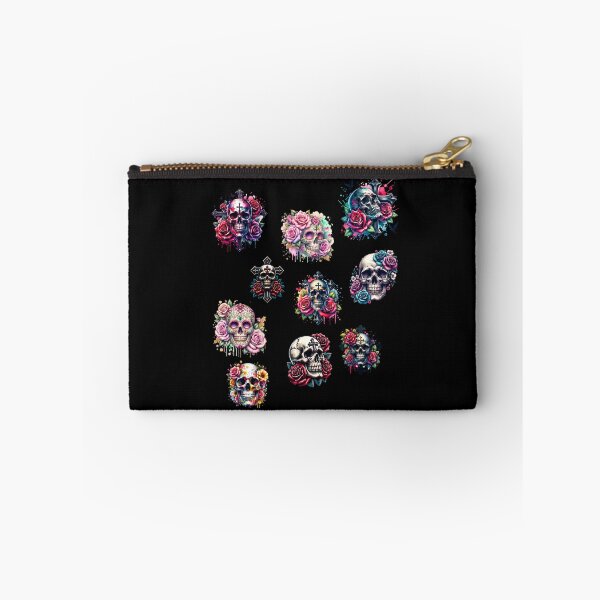 Item preview, Flower Skulls  designed and sold by pikeprints.