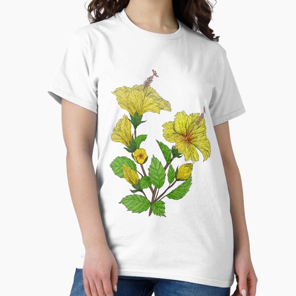 Item preview, Yellow Hibiscus Flowers designed and sold by Marguerite Artistry.