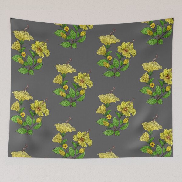 Item preview, Yellow Hibiscus Flowers designed and sold by Marguerite Artistry.