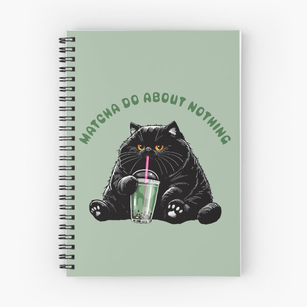Item preview, Chonky Cat Matcha Do About Nothing designed and sold by KilkennyCat Art.