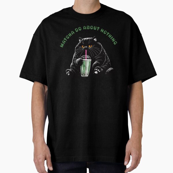 Item preview, Chonky Cat Matcha Do About Nothing designed and sold by KilkennyCat Art.