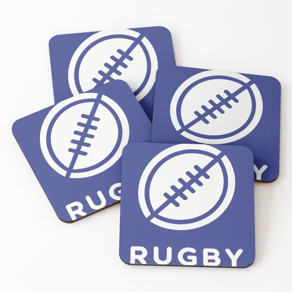 Item preview, Tough Tackle Rugby Logo in white designed and sold by FunnehGacha.