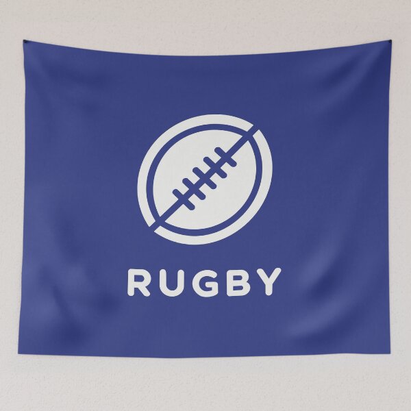 Item preview, Tough Tackle Rugby Logo in white designed and sold by FunnehGacha.