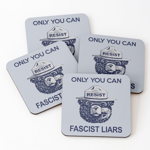 Item preview, Smokey Says - Only You Can Resist Fascist Liars designed and sold by Thelittlelord.