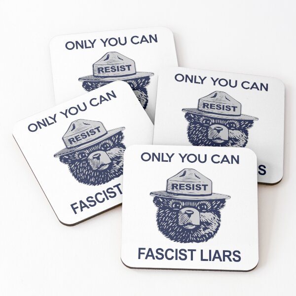 Item preview, Smokey Says - Only You Can Resist Fascist Liars designed and sold by Thelittlelord.