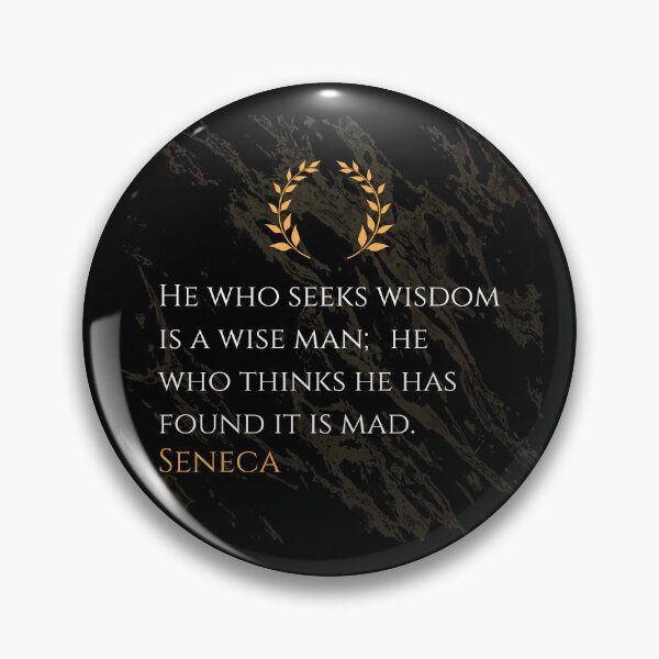Item preview, The Pursuit of Wisdom: Seneca on Lifelong Learning designed and sold by DoseOPhilosophy.