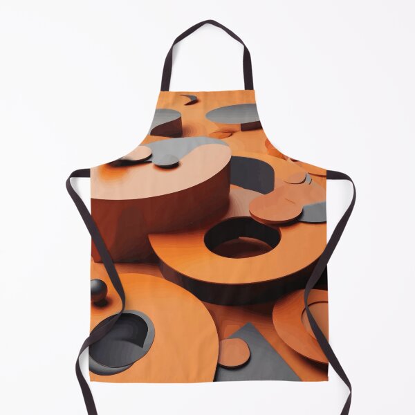 Item preview, Abstract Spiral Orange Disks with Gray designed and sold by Vicky Brago-Mitchell®.