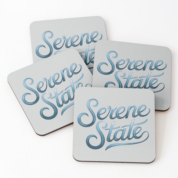 Item preview, Serene State: Embrace Tranquility and Calm Mindset designed and sold by MindfulVisionz.
