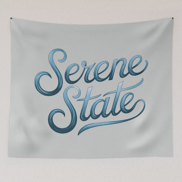 Item preview, Serene State: Embrace Tranquility and Calm Mindset designed and sold by MindfulVisionz.