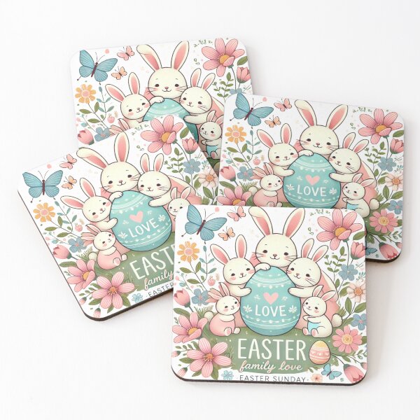Item preview, Easter Sunday Family Love - Cute Bunny Celebration. designed and sold by Wear Sculpt.