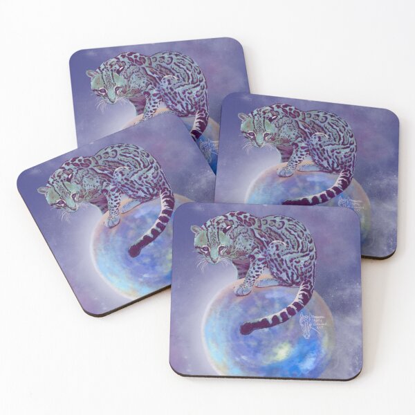 Item preview, Galaxy Ocelot designed and sold by Slightlyunderrated Art.