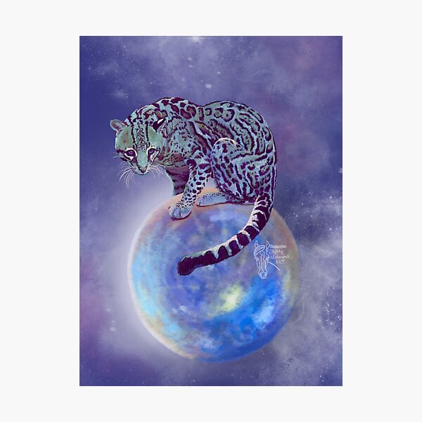 Item preview, Galaxy Ocelot designed and sold by Slightlyunderrated Art.