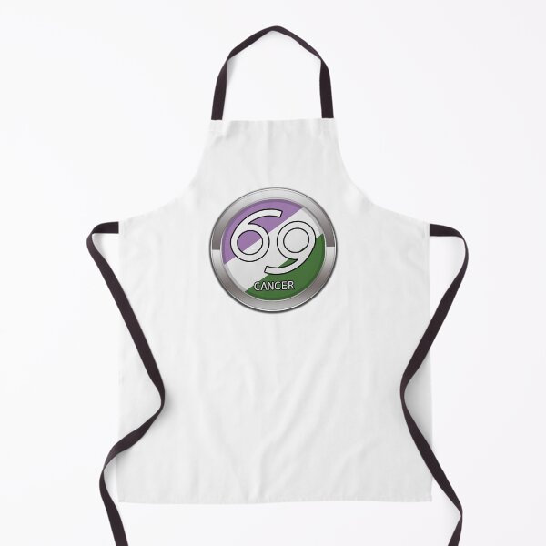 Item preview, Cancer Zodiac Symbol in Genderqueer Pride Flag Colors Horoscope designed and sold by LiveLoudGraphic.