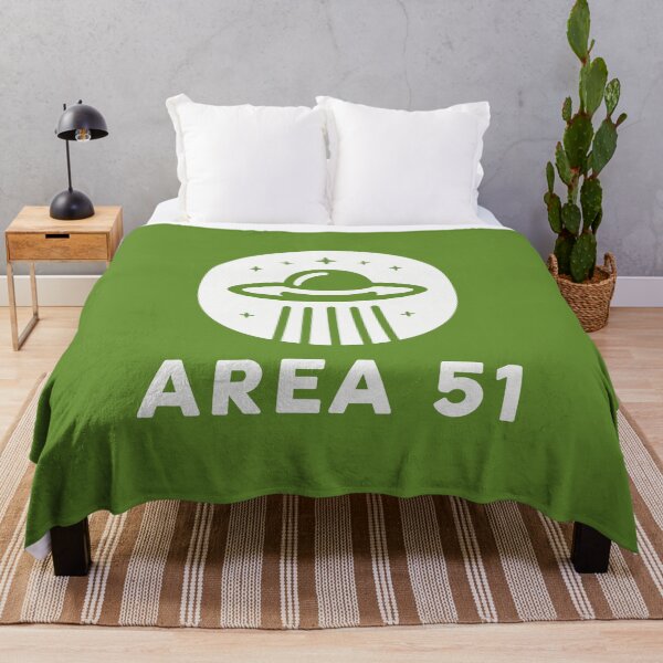 Item preview, Area 51 - Flying Saucer Logo White designed and sold by FunnehGacha.