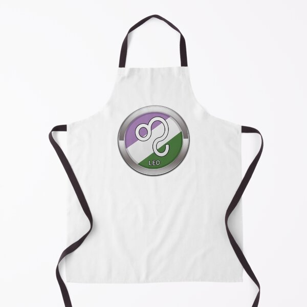 Item preview, Leo Zodiac Symbol in Genderqueer Pride Flag Colors Horoscope designed and sold by LiveLoudGraphic.