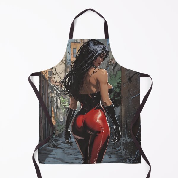 Item preview, beautiful woman dressed in red in an alley designed and sold by javierparra.
