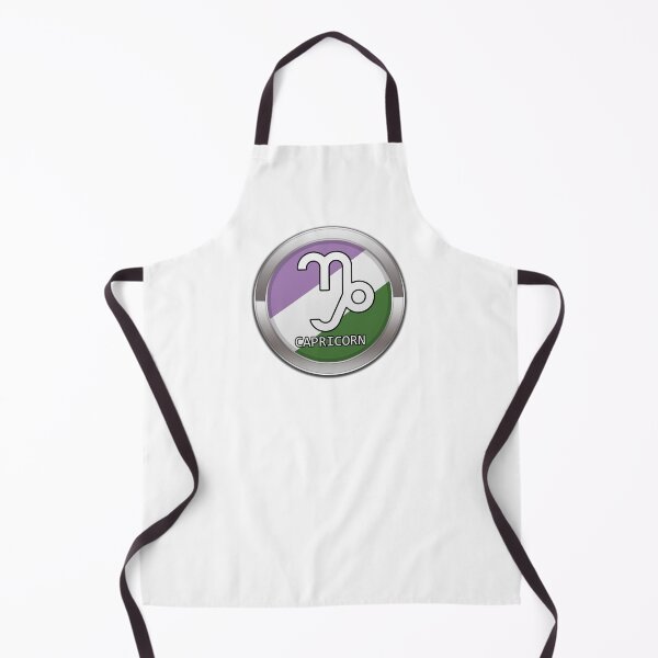 Item preview, Capricorn Zodiac Symbol in Genderqueer Pride Flag Colors Horoscope designed and sold by LiveLoudGraphic.