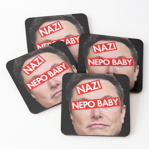 Item preview, Nazi Nepo Baby - Anti Musk - Anti Nazi designed and sold by Thelittlelord.