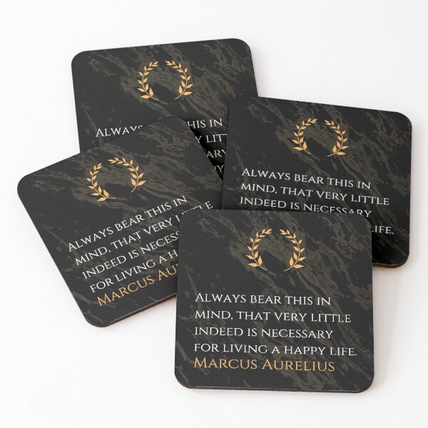 Item preview, Simple Joy: Marcus Aurelius Stoicism Quote on Happiness  designed and sold by DoseOPhilosophy.