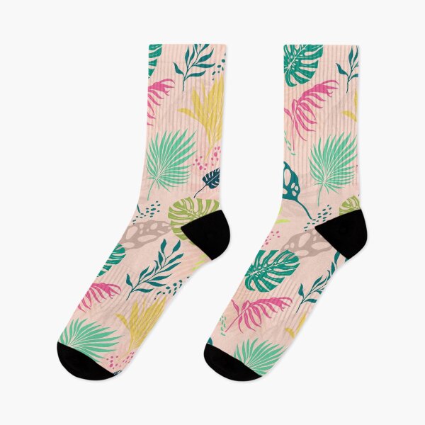 Item preview, Tropical Leaf Pattern Design - Vibrant Summer Fabric designed and sold by Nouveaupattern.