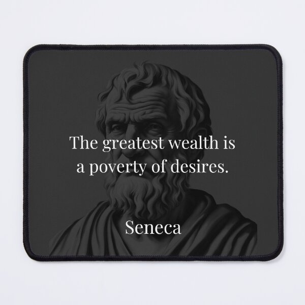 Item preview, True Wealth: Seneca Stoic Philosophy on Desires designed and sold by DoseOPhilosophy.