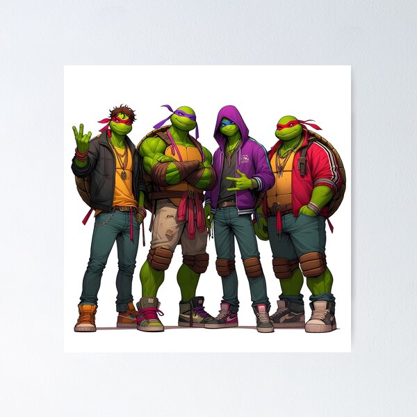 Item preview, Mutant Ninja Turtles  designed and sold by Krasnovaovaova.