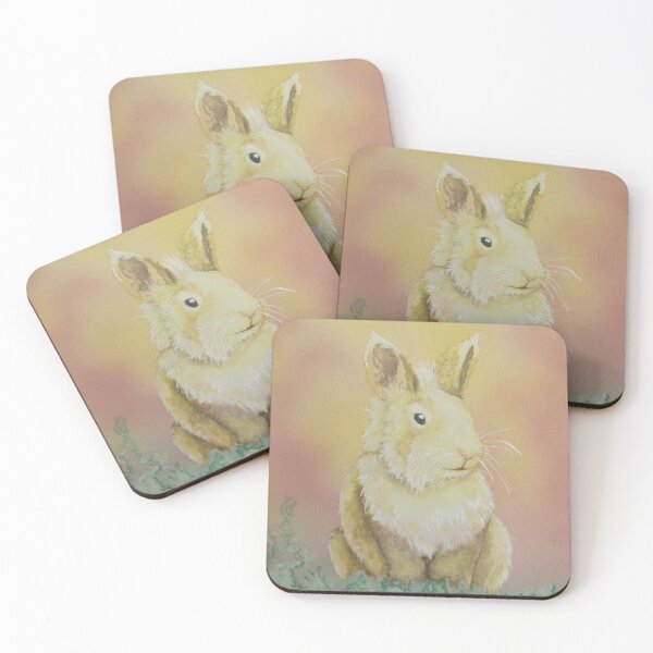 Item preview, Springtime Bunny Sitting In Green Foliage  designed and sold by DCfineArt.