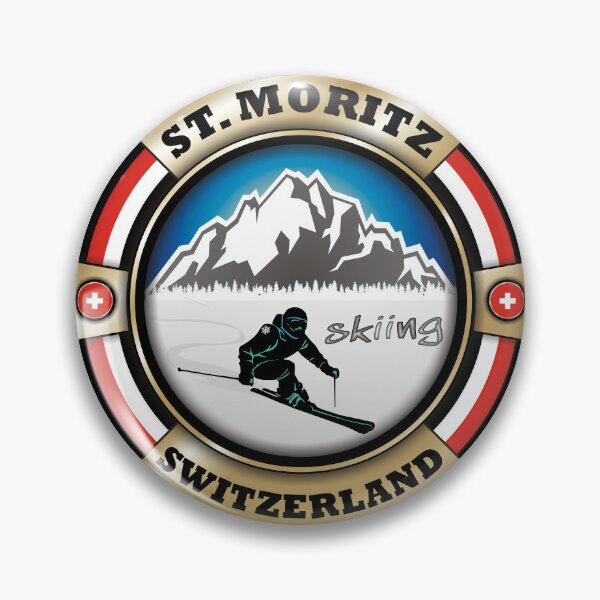 Item preview, St. Moritz Switzerland skiing designed and sold by studioss76.