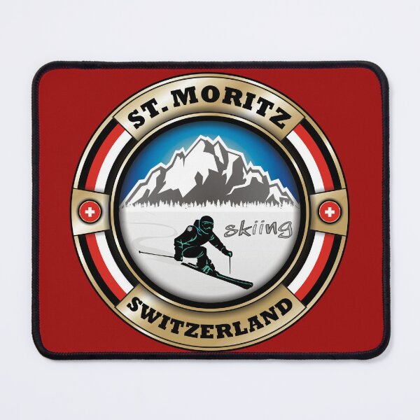 Item preview, St. Moritz Switzerland skiing designed and sold by studioss76.
