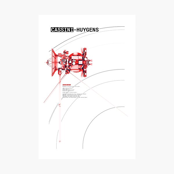 Item preview, spaceprobe cassini huygens designed and sold by ZTrick.