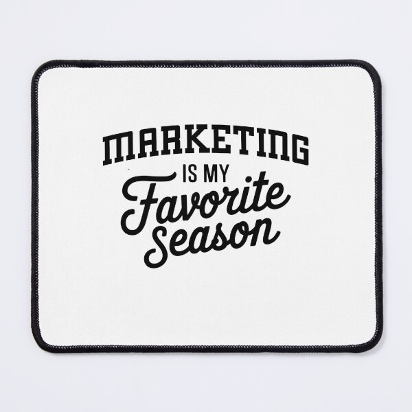 Vista previa del artículo con la obra «El marketing es mi estación favorita Amante divertido del marketing», diseñado y vendido por Oussinc.