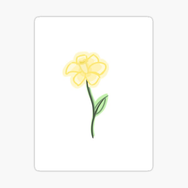 Item preview, Cute Daffodil Doodle designed and sold by mayas-shopshop.