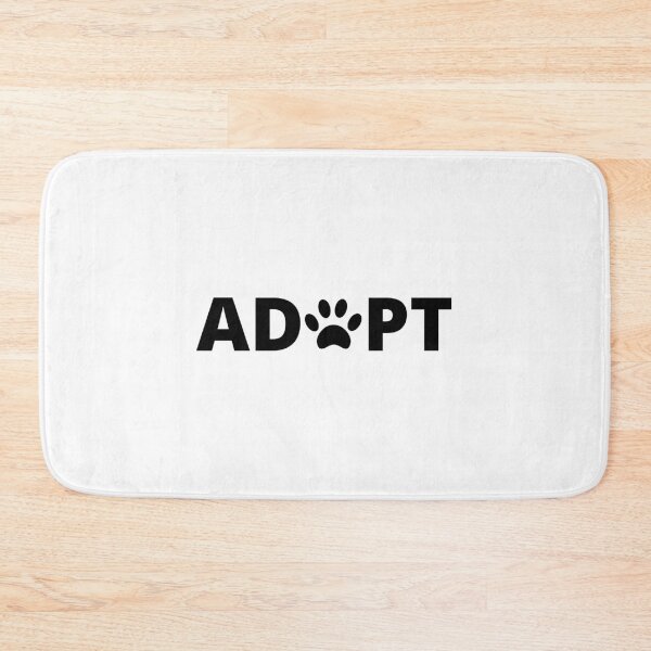 Item preview, Adopt paw print designed and sold by Minimalist Quotes and Sayings.