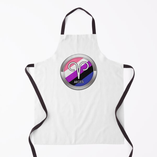 Artikelvorschau, Widder Sternzeichen Symbol in Gender Fluid Pride Flag Farben Horoskop entworfen und verkauft von LiveLoudGraphic.
