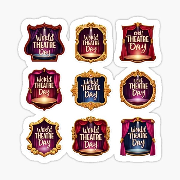 Item preview, World Theatre Day designed and sold by ninjainfo.