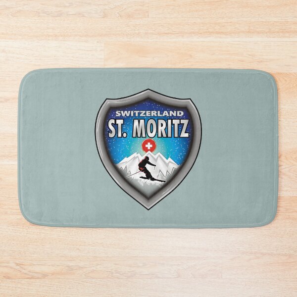 Item preview, St. Moritz Switzerland ski emblem designed and sold by studioss76.