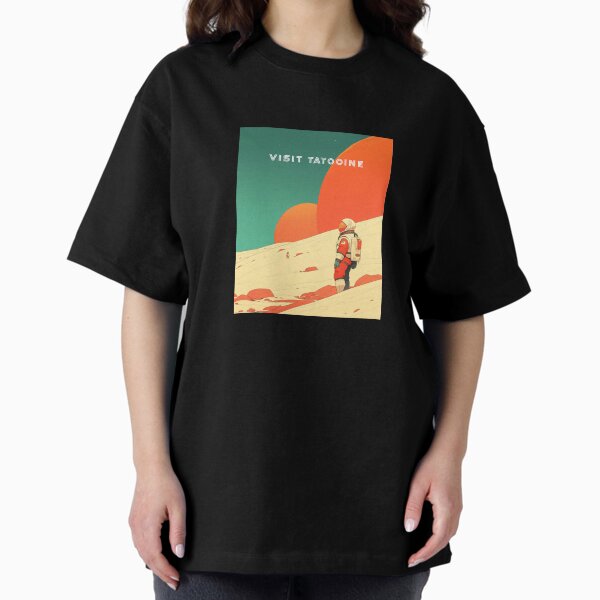 Vista previa del artículo con la obra «Visita Tatooine», diseñado y vendido por mahhmoo⭐⭐⭐⭐⭐.