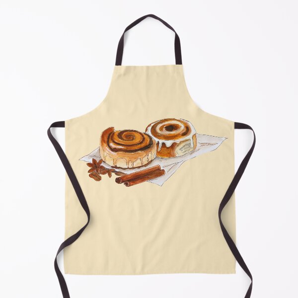 Item preview, Watercolor Cinnamon Rolls Illustration – Cozy Autumn Bakery Art designed and sold by Green2711.
