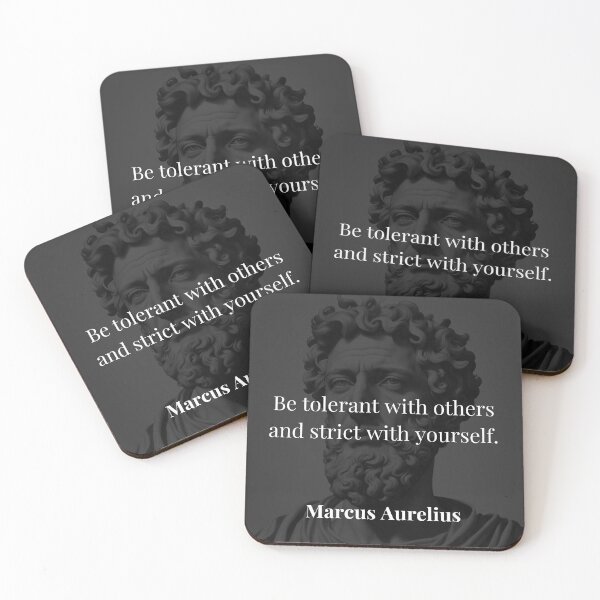 Item preview, Marcus Aurelius' Wisdom: Balancing Patience and Self-Discipline designed and sold by DoseOPhilosophy.