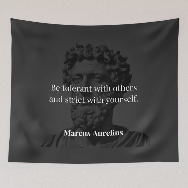 Item preview, Marcus Aurelius' Wisdom: Balancing Patience and Self-Discipline designed and sold by DoseOPhilosophy.