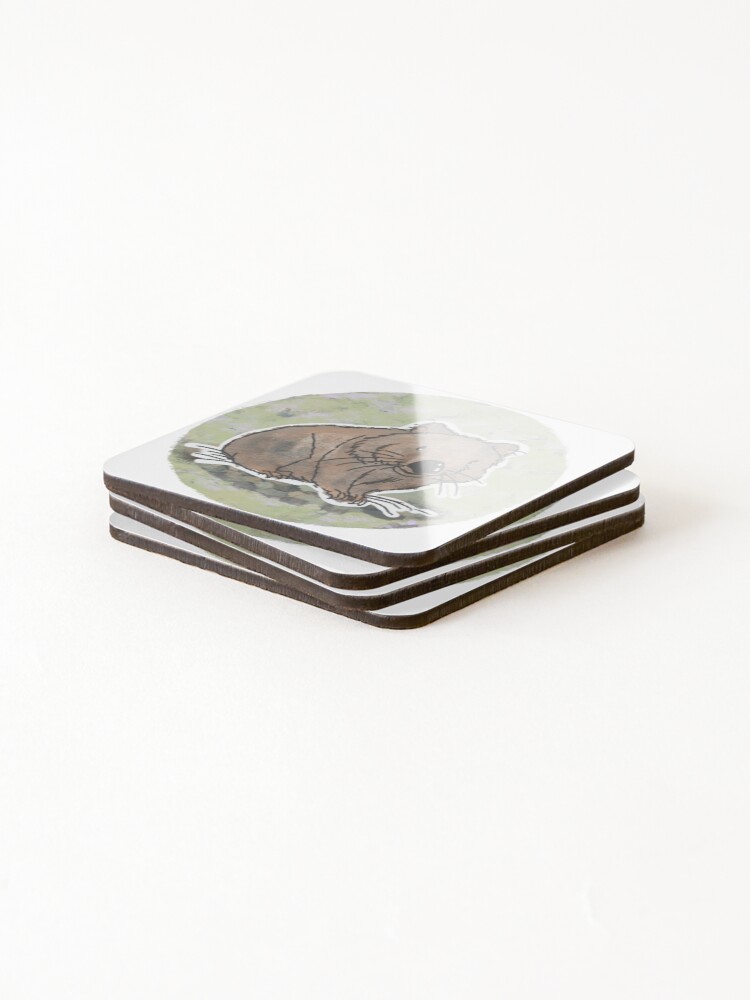Thumbnail 4 of 5, Coasters (Set of 4), Fuzzy Rascal designed and sold by andyiomoon.