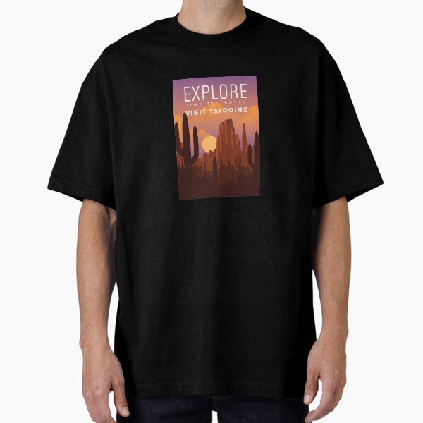 Vista previa del artículo con la obra «Visita Tatooine», diseñado y vendido por mahhmoo⭐⭐⭐⭐⭐.