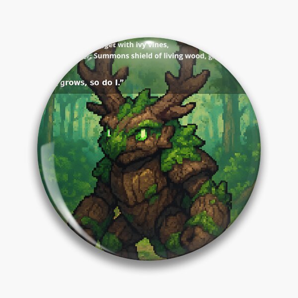 Artikelvorschau, Thornbark, der Hirschkäfer-Golem – Pixel Pets RPG-Serie entworfen und verkauft von KMChronicles.