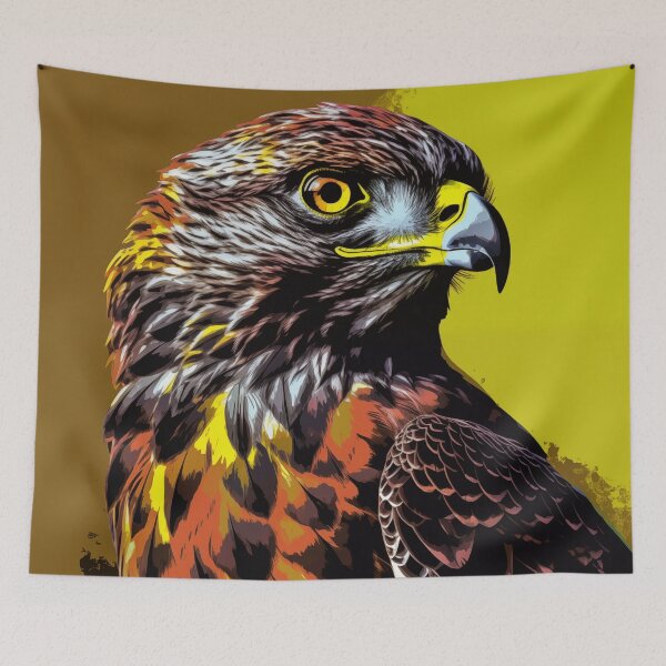 Item preview, Hawk Popart designed and sold by RedHandedOD.