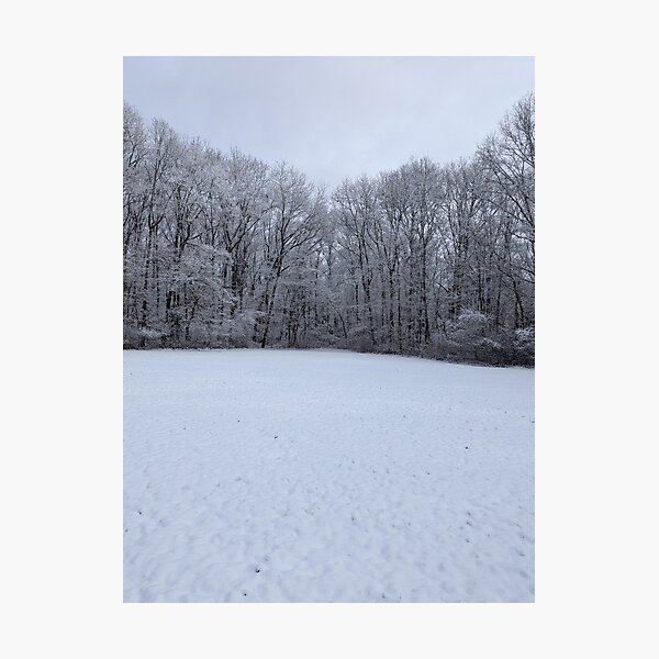 Item preview, Snowy field designed and sold by Corner21.