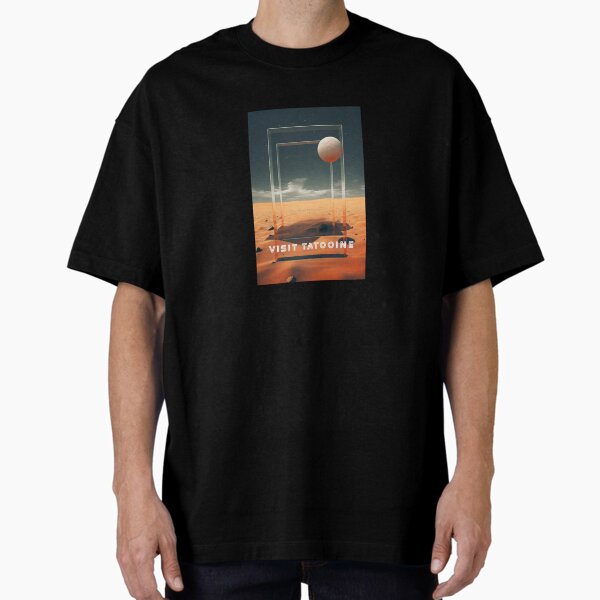 Vista previa del artículo con la obra «Visita Tatooine», diseñado y vendido por mahhmoo⭐⭐⭐⭐⭐.