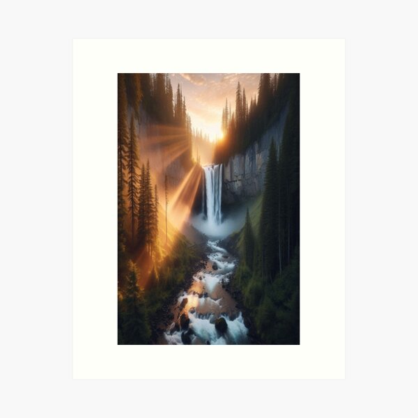 Item preview,  Comet Falls, Washington designed and sold by MajesticPx.