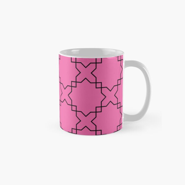 Item preview, Exotic Pink And Chic Black Ornate Geometric Pattern designed and sold by DEC02.
