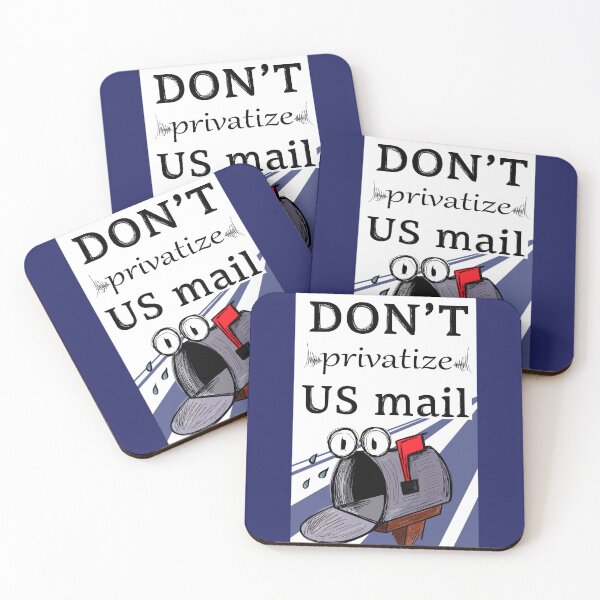 Item preview, Don't Privatize Mail designed and sold by Sparkleweather.