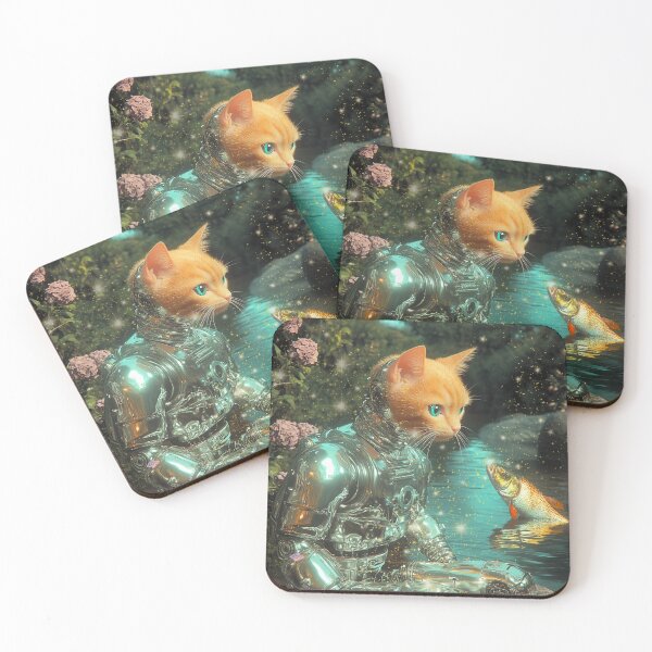 Item preview, Feline Frequencies | Meowtronic Magic designed and sold by Cyber Garden Studio.